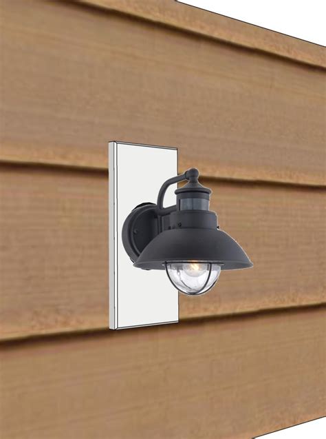 siding mounted exterior light box